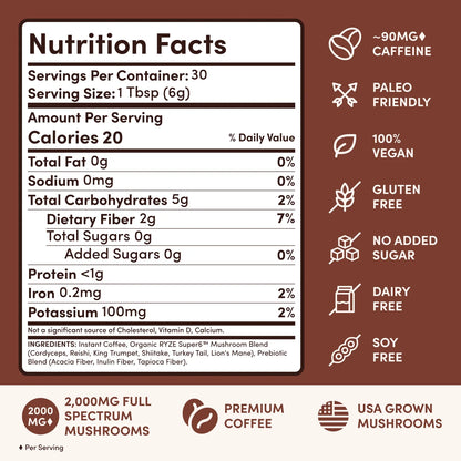 Mushroom Coffee Dark Roast Starter Kit 60 Servings